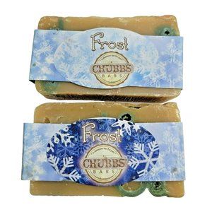CHUBBS Pet Shampoo Soap Bar Lot of 2 FROST 4oz Organic Dog Cat Animal